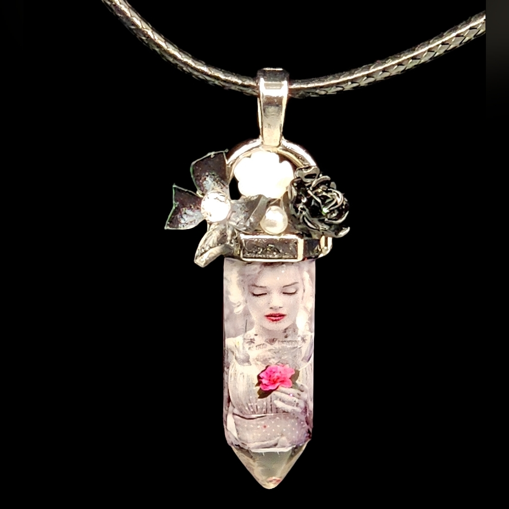 Marilyn Monroe Crystal Necklace